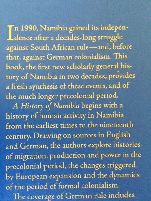 A History Of Namibia