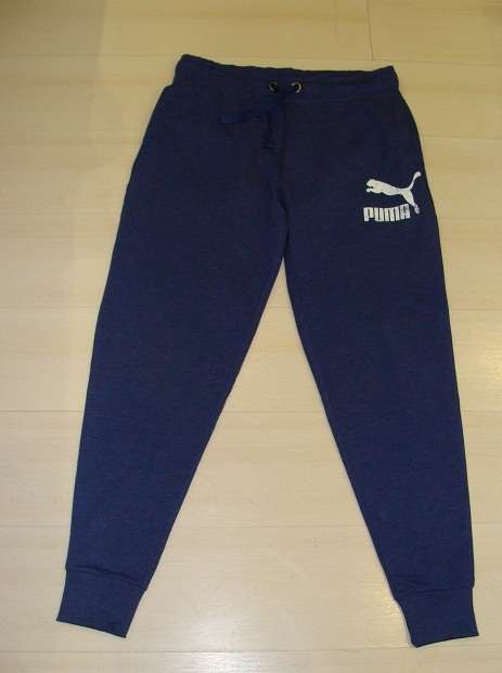 Original Mens Puma Cuffed Sweat Pants - X Large - Peacoat