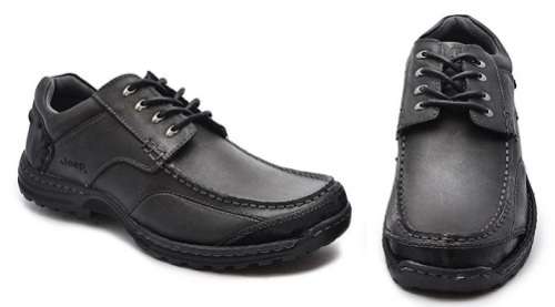 Original Mens Jeep Nebraska Lace Up - UK 11 (SA 11) Leather Upper Dark Brown