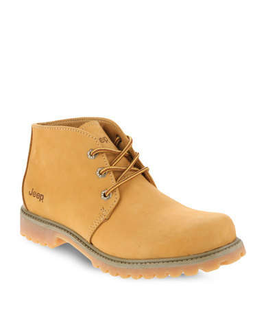 Original Mens Jeep Columbia - UK 10 (SA 10) Genuine Leather - Breathable Lining - Rubber Outsole