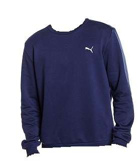 Original Mens Puma Forever Faster Crew Sweat 591636-02 - XX Large - Navy Blue