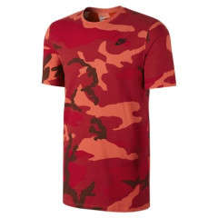 Original Mens NIKE Camo Futura Short Sleeve 685391-696 - X Large