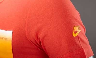 Original Mens NIKE Short Sleeve RU Santa Monica - X Large - 613101-696 - Slim Fit