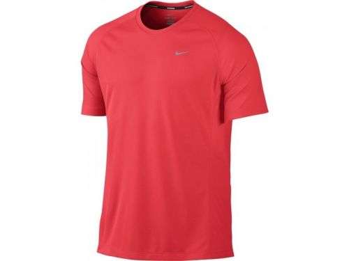 Original Mens NIKE Miler UV Short Sleeve Dri-FIT 717405-671 - Large - UPF 40+
