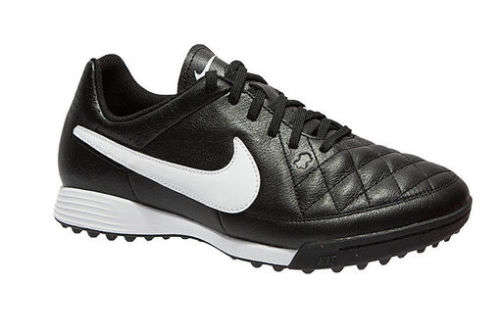 Original Mens Nike Tiempo Genio Leather TF 631284-010 - UK 9 (SA 9)