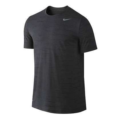 Original Mens NIKE Short Sleeve Dri-Fit Touch Heathered - X Large - 789982-090