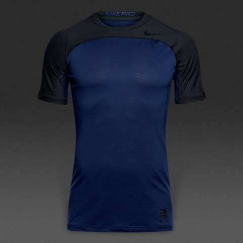 Original Mens NIKE Pro Hypercool Fitted SS T Shirt - 828178-430 - X Large