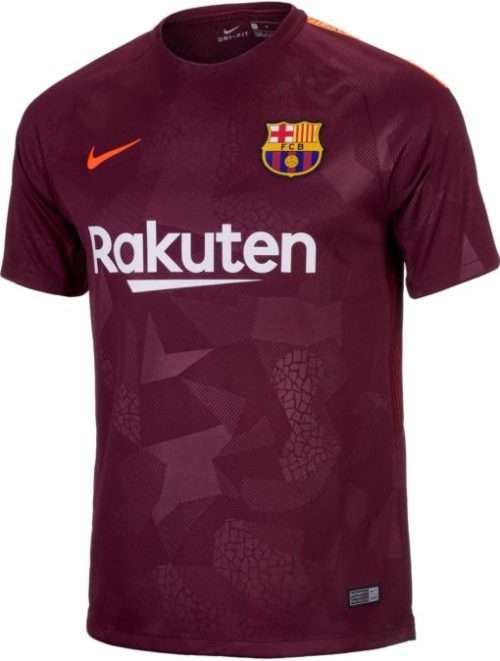 Original Mens Nike F.C Barcelona 3rd Jersey 2017-18 847253-683 - Medium