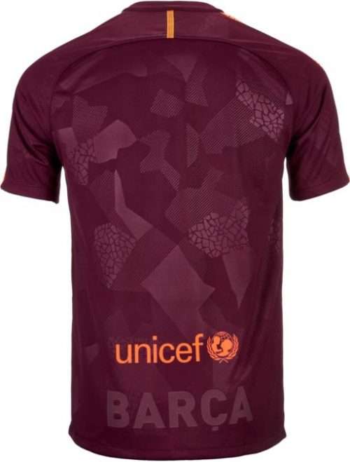 Original Mens Nike F.C Barcelona 3rd Jersey 2017-18 847253-683 - Medium