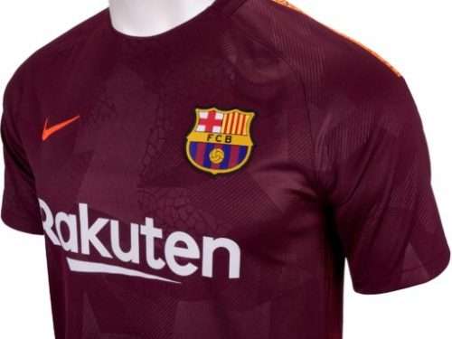 Original Mens Nike F.C Barcelona 3rd Jersey 2017-18 847253-683 - Medium