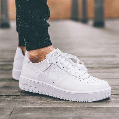 Original Mens Nike AIR FORCE 1 ULTRAFORCE LEATHER - 845052-100 - UK 11 (SA 11)