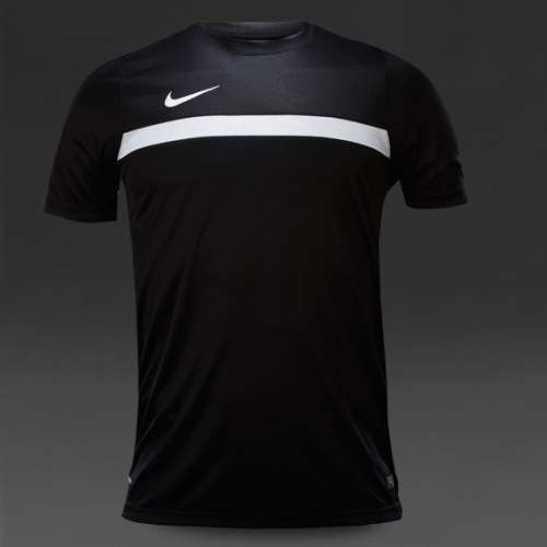 Original Mens NIKE Short Sleeve Dri-Fit Academy - 897381-010 - Large
