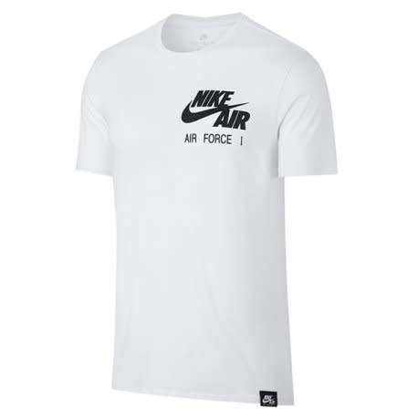 Original Mens NIKE AIR FORCE 1 SS Tee - 875626-100 - Medium