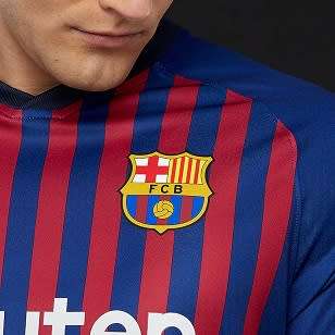 Original Mens Nike F.C Barcelona 2018/19 SS Top - 847253-683 - Large