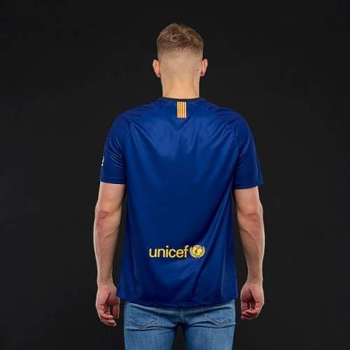 Original Mens Nike F.C Barcelona 2018/19 SS Top - 847253-683 - Large