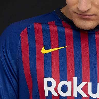 Original Mens Nike F.C Barcelona 2018/19 SS Top - 847253-683 - Large