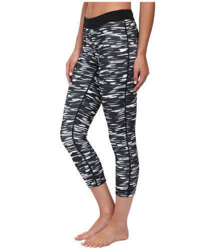 Womens Nike Printed Camo Tights - 825862-010 - Large
