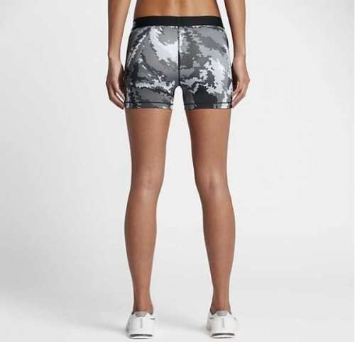 Original Womens Nike Pro Hypercool 3" Oil Glitch - 844719-010 - Small