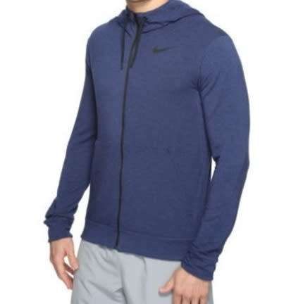 Original Mens Nike Full Zip Hoodie - 933428-430 - Medium