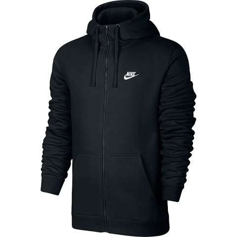 Original Mens Nike Club Fleece Full Zip - 804389-010 ***SEE AVAILABLE SIZES IN AD***