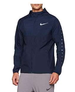 Original Mens Nike Herren Essential Hooded Jacket - AT4004-451 - X Large