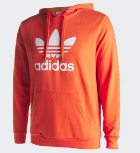 Original Mens ADIDAS TREFOIL HOODIE - CL0281 - Medium