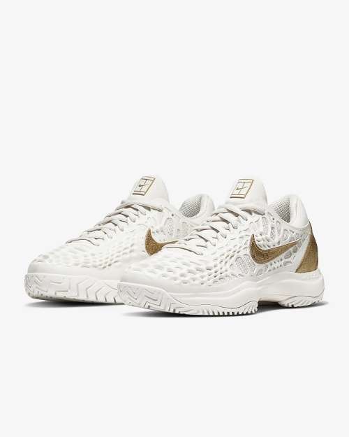 Original Womens Nike AIR ZOOM CAGE 3 HC - 918199-007 - UK 5.5 (SA 5.5)