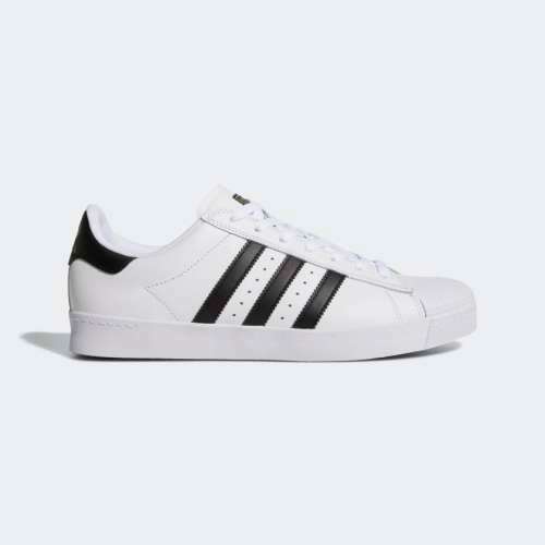 Original Mens ADIDAS SUPERSTAR VULC ADV - D68718 - UK 10 (SA 10)