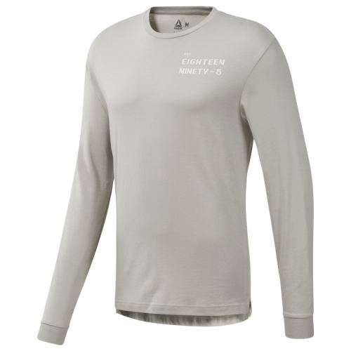ORIGINAL MENS REEBOK MEET YOU THERE LS - EC0821 - X LARGE