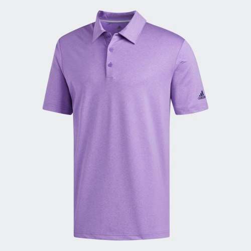 Original Mens ADIDAS ULTIMATE 2.0 HEATHER POLO - DQ2370 - Large - UPF50