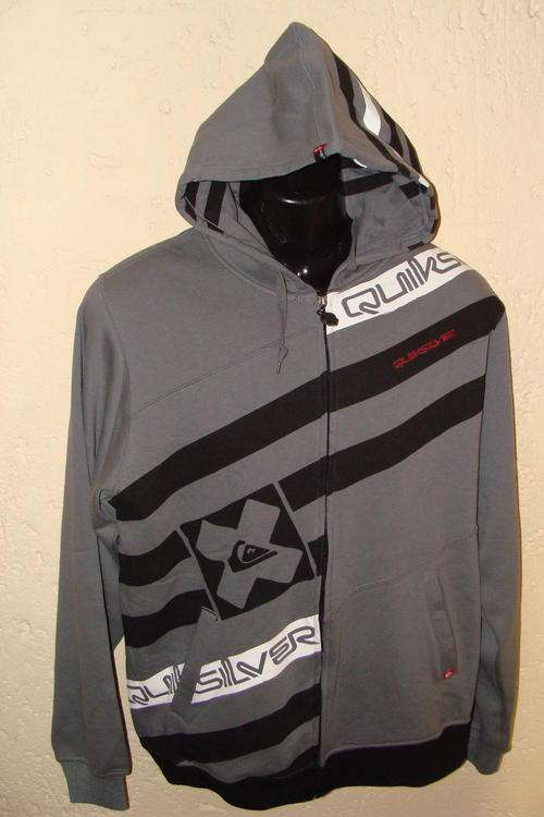 Authentic Mens Quiksilver Jacket with hood - Medium