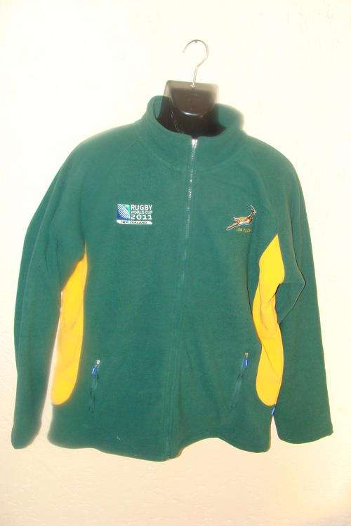 Official Rugby World Cup 2011 Springboks Fleece Jacket Large