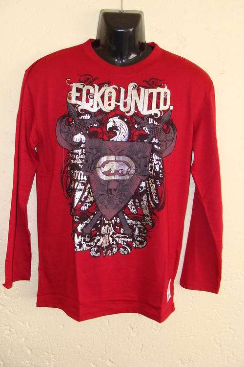Mens ECKO UNLTD Long Sleeve T Shirt X Large