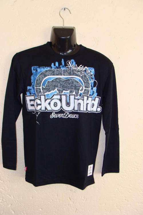 Mens ECKO UNLTD Long Sleeve T Shirt Medium