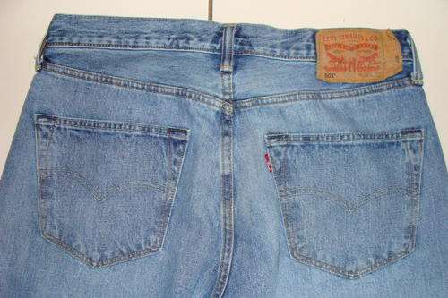 Authentic Levi Strauss 501 W38 L34 Light Blue