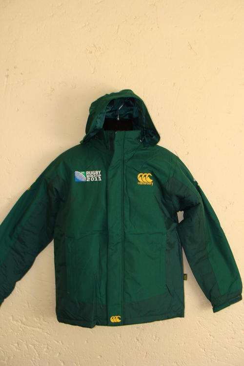 Collectors 2011 World Cup Springboks Thick Jacket with Hood Large