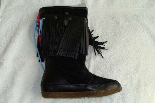 Authentic Genuine Leather Ladies Diesel Boots Size SA 5 Black