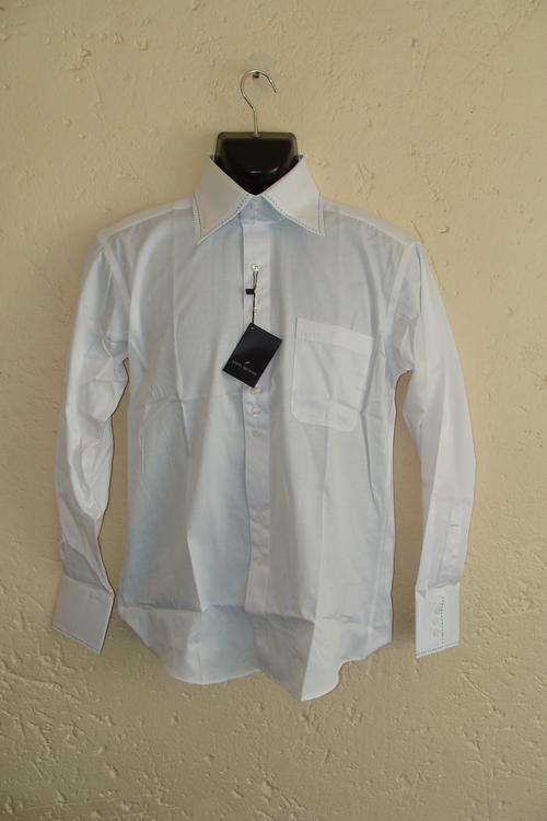 Daniel Hechter Long Sleeve Shirt Slim Large Neck 40