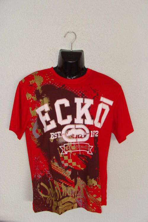 Mens ECKO UNLTD T Shirt Large Slim Fit
