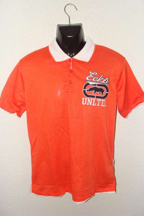 Mens ECKO UNLTD Double Collar Golf T Shirt Medium