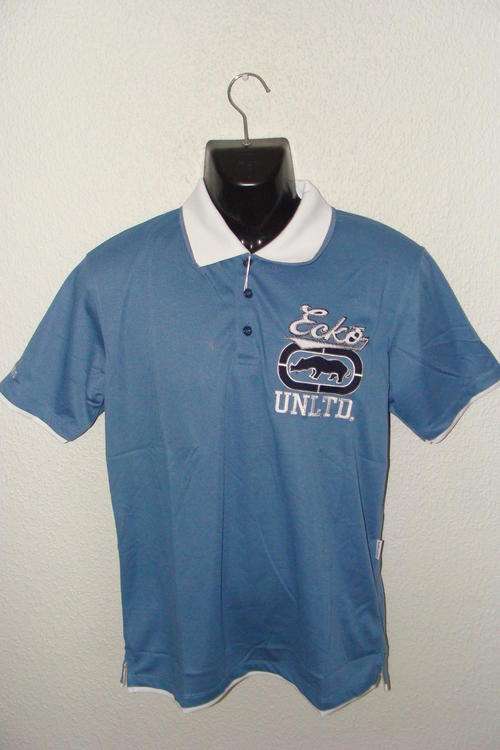 Mens ECKO UNLTD Double Collar Golf T Shirt Small