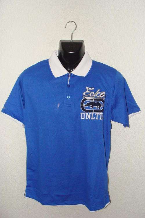 Mens ECKO UNLTD Double Collar Golf T Shirt Small