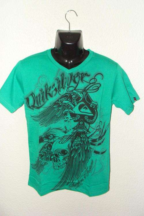 Mens Quiksilver T Shirt Medium Small Cut