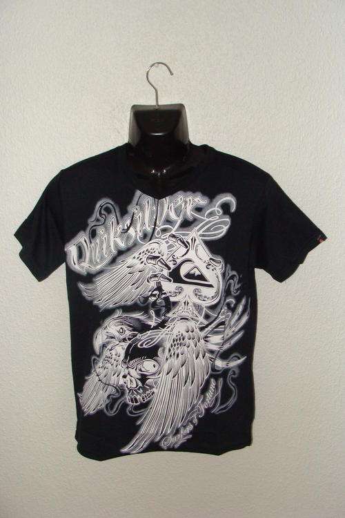 Mens Quiksilver T Shirt Medium Small Cut