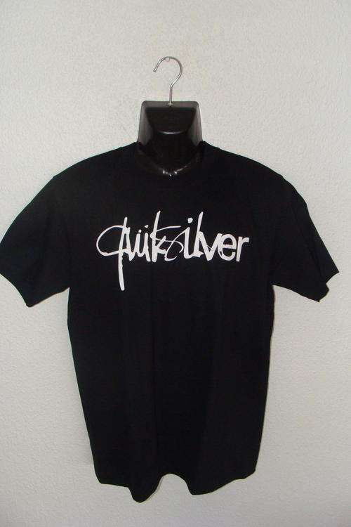 Mens Quiksilver T Shirt X Large 100% Cotton Black