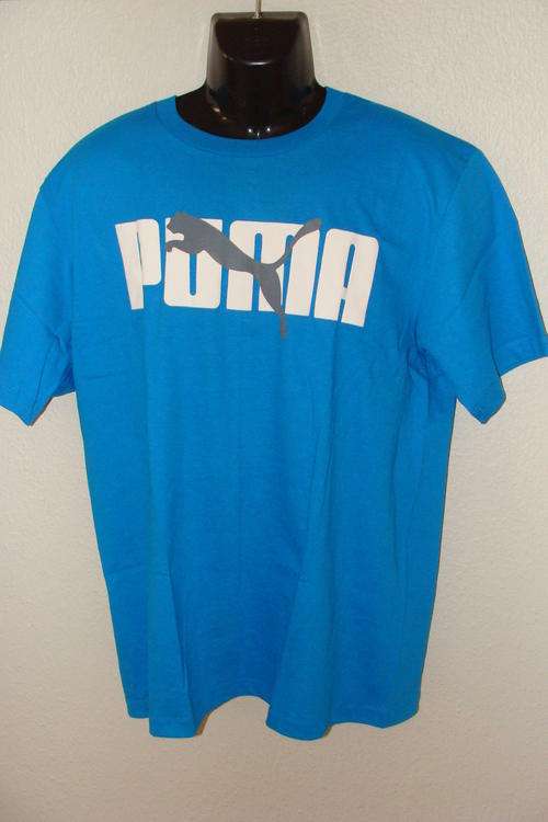 Mens Puma T Shirt Large 100% Cotton
