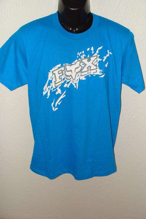 Mens Fox T Shirt Large 100% Cotton
