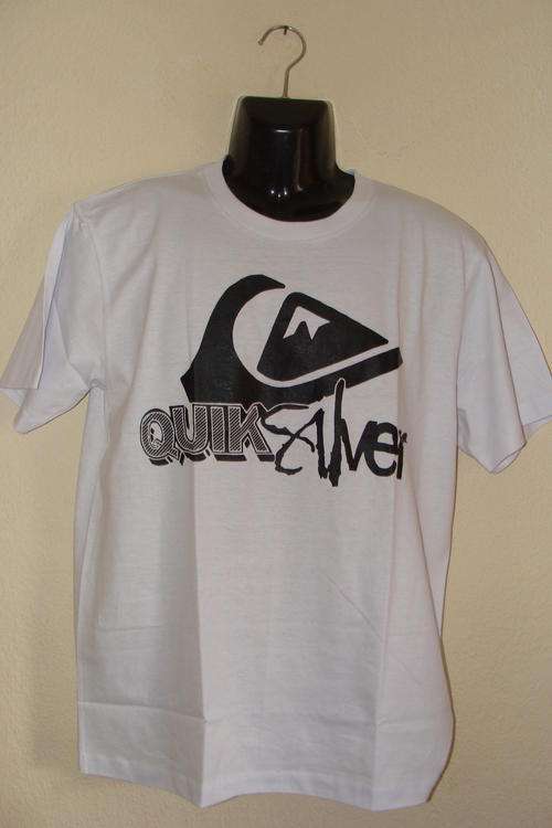 Mens Quiksilver T Shirt Large 100% Cotton
