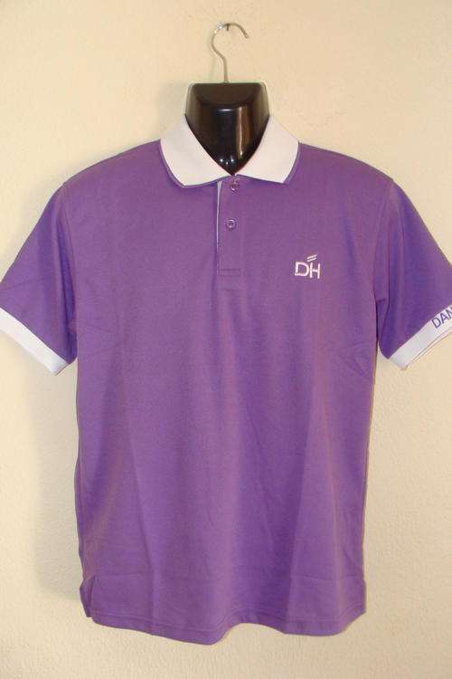 Mens Daniel Hechter Golf T Shirt Double Collar Large