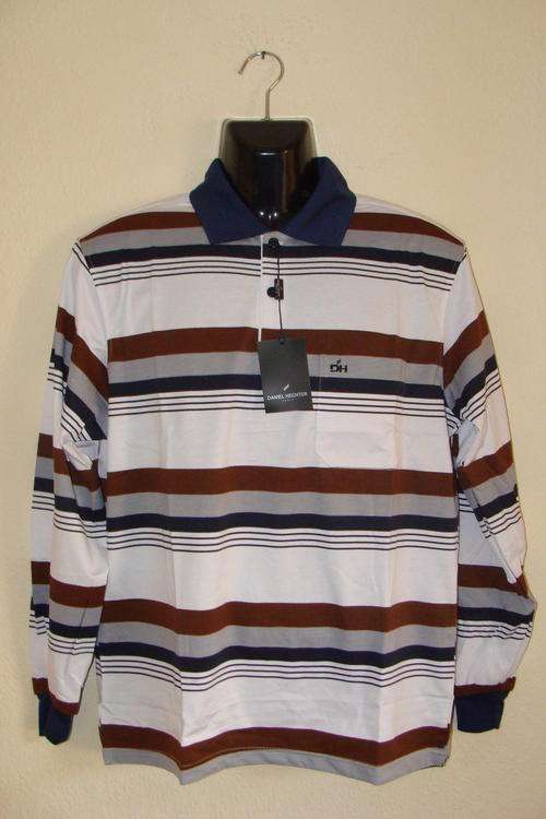 Mens Daniel Hechter Long Sleeve Golf T Shirt Large
